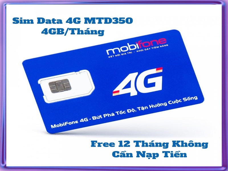 Ưu điểm nổi bật của sim 4G Mobifone MDT350